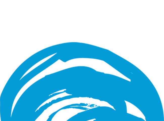 blue and white yonder logo