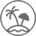 grey vacation icon